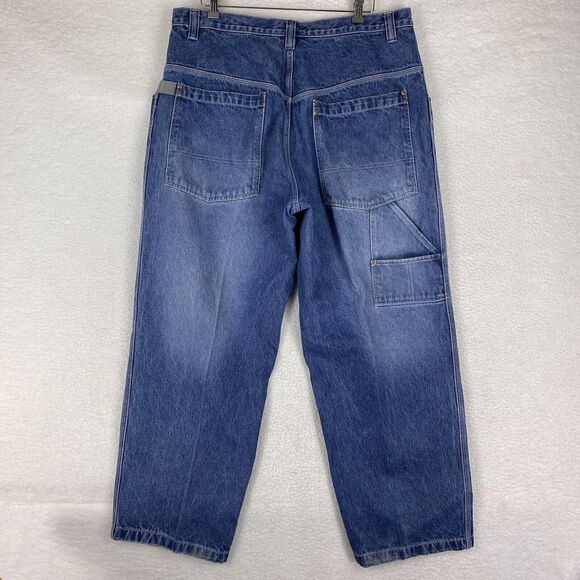 Vintage Y2K No Boundaries Jeans Mens 40x30 (actual‎ 38x31) Baggy Skater - Picture 4 of 16